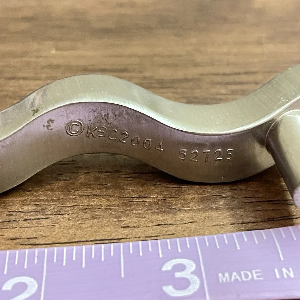 Stainless Steel Hickory P2161-SS Wave Zig-Zag Cabinet Handle Pull 3.75